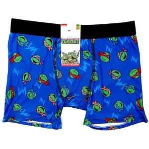 Teenage Mutant Ninja Turtles Crazy Boxer Briefs Mens Large Underwear Nickelodeon
